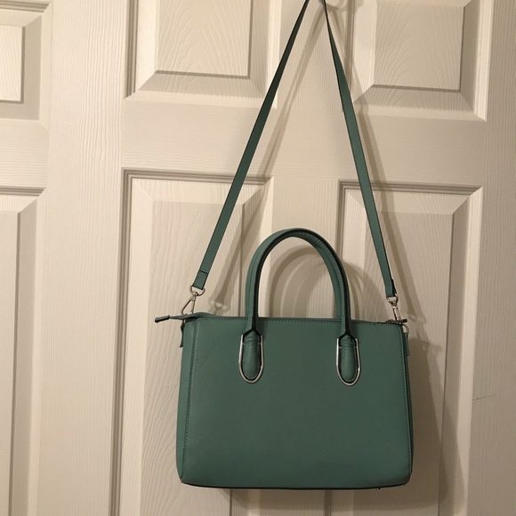 H&M Handbags - H&M Light Greenish Blue Purse with Shoulder Strap